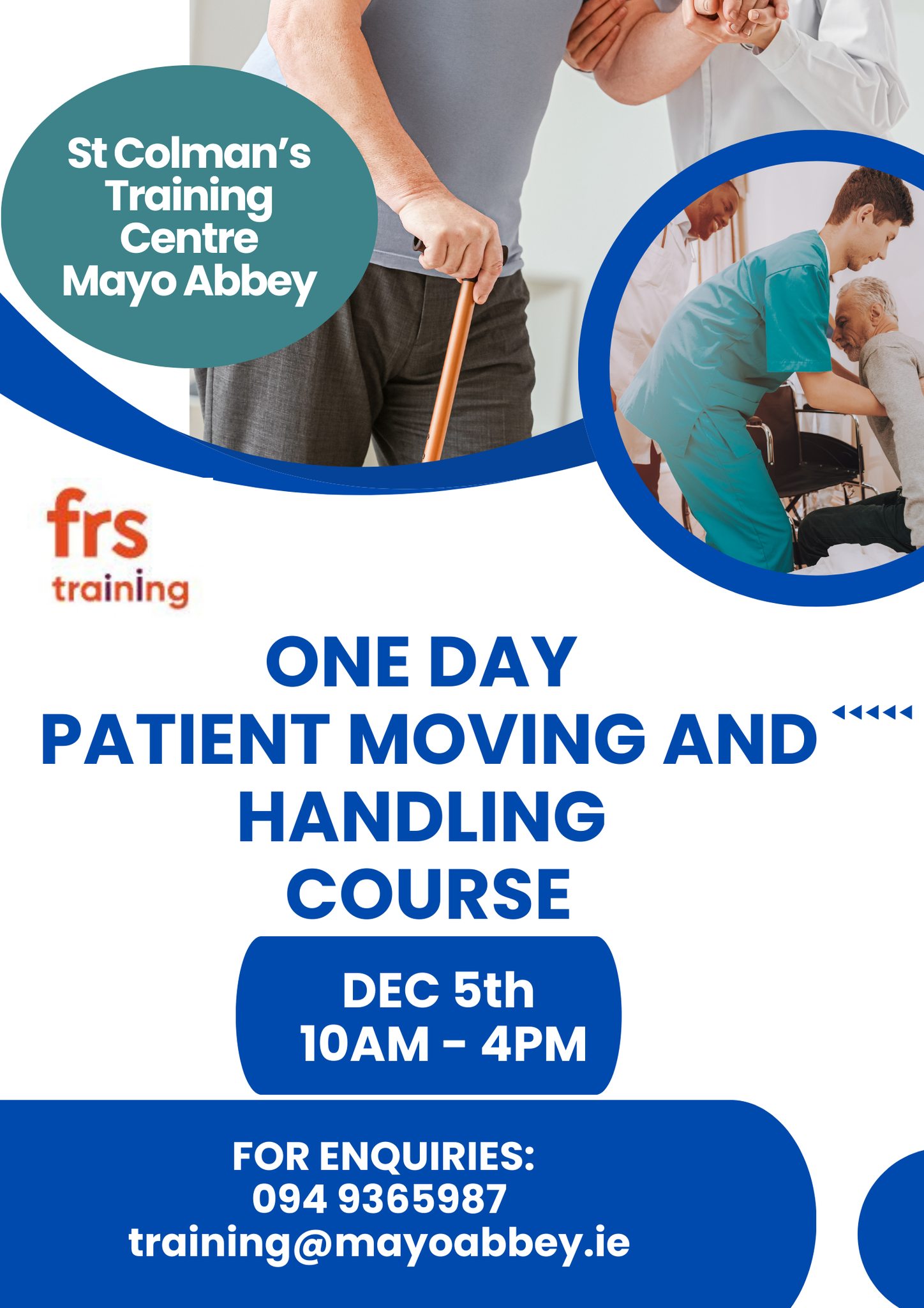 **One Day Patient Moving & Handling Course 2024**